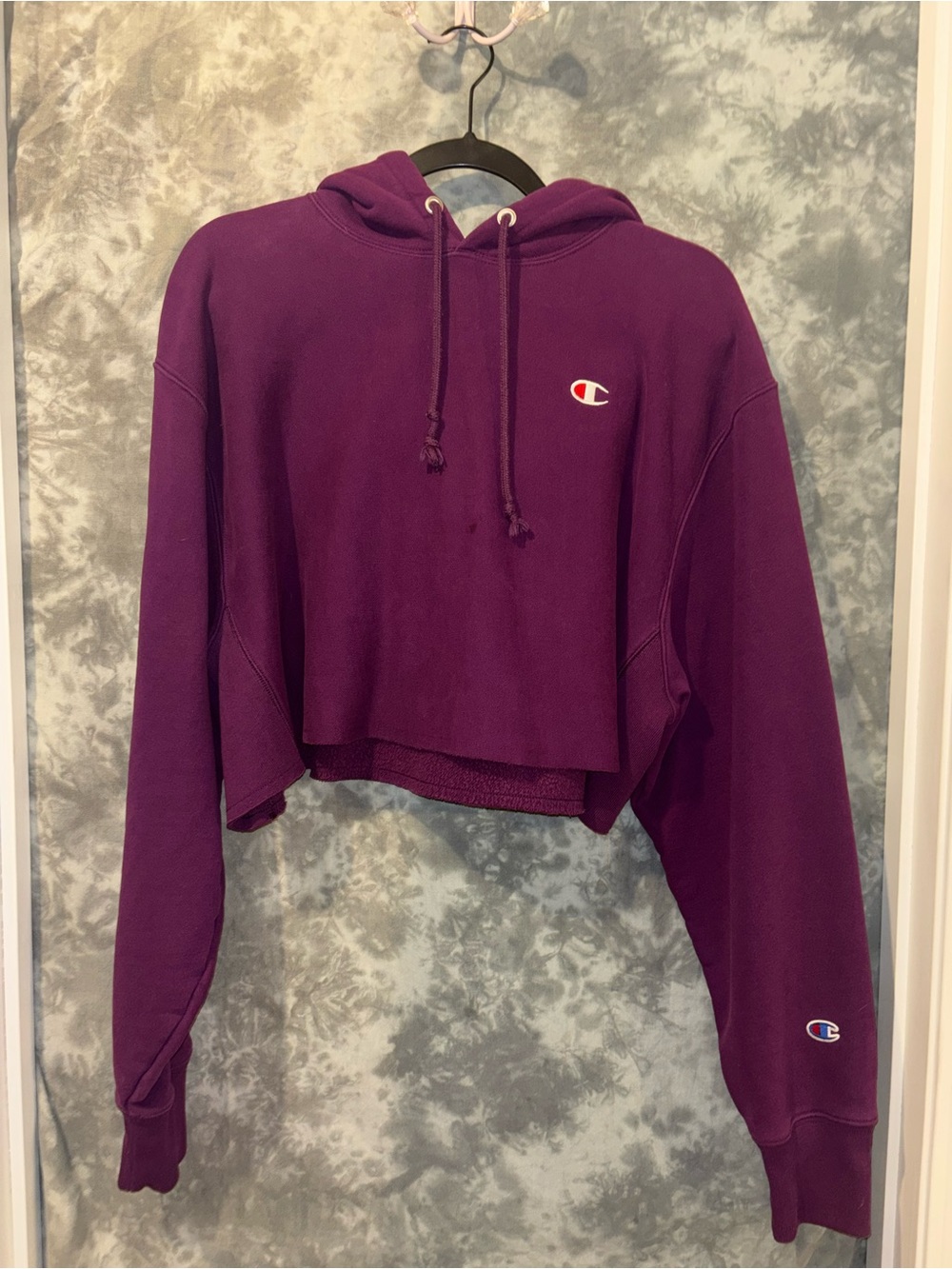 CHAMPION CROPPED HOODIE